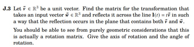 Please help with question J3 J.3 Let v e R be a