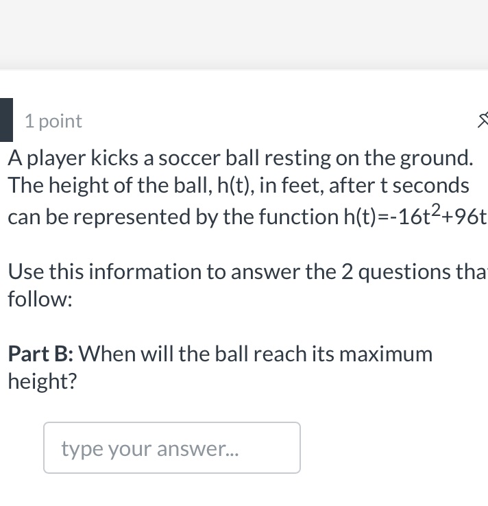 I 1 point X A player kicks a soccer ball resting