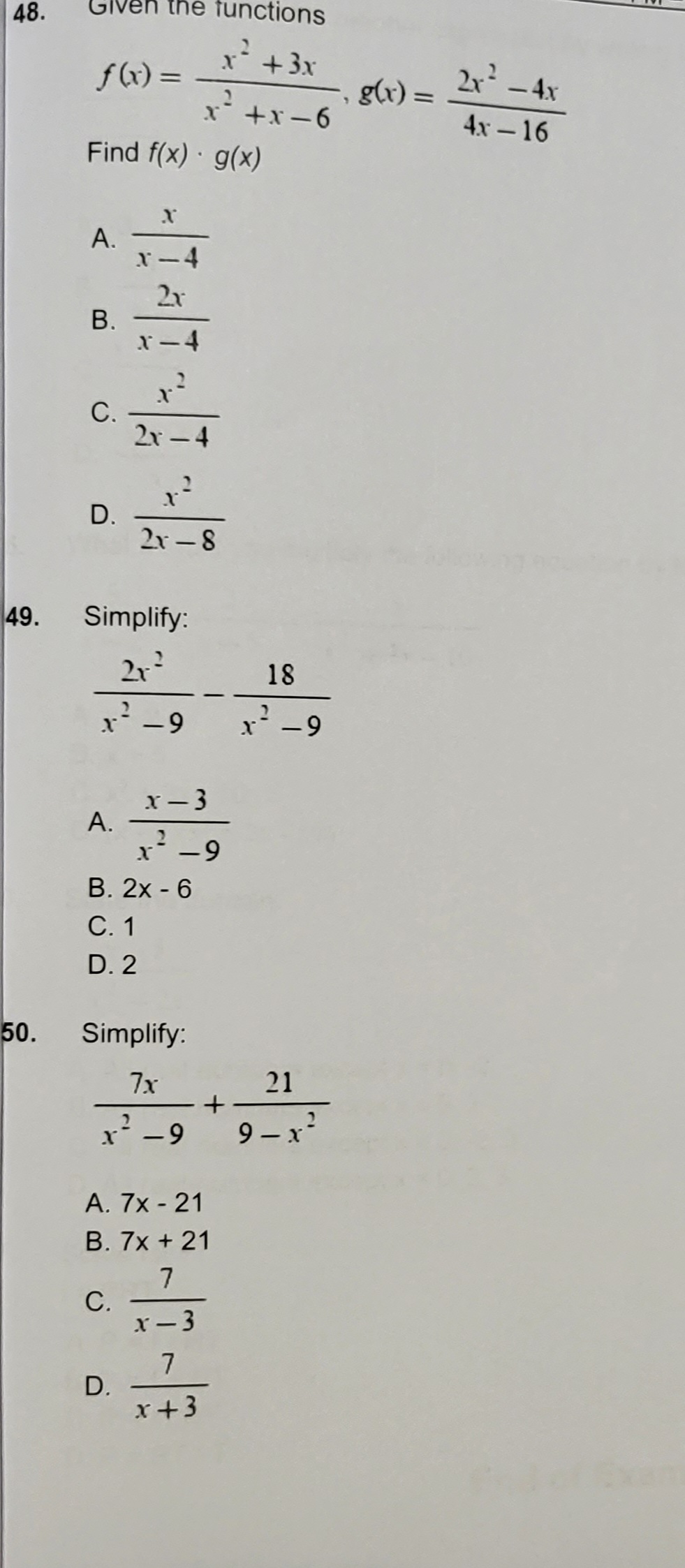 32. Find the greatest common factor: 10x3+ 12x2 +