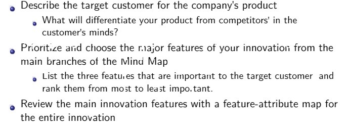Describe the target customer for the