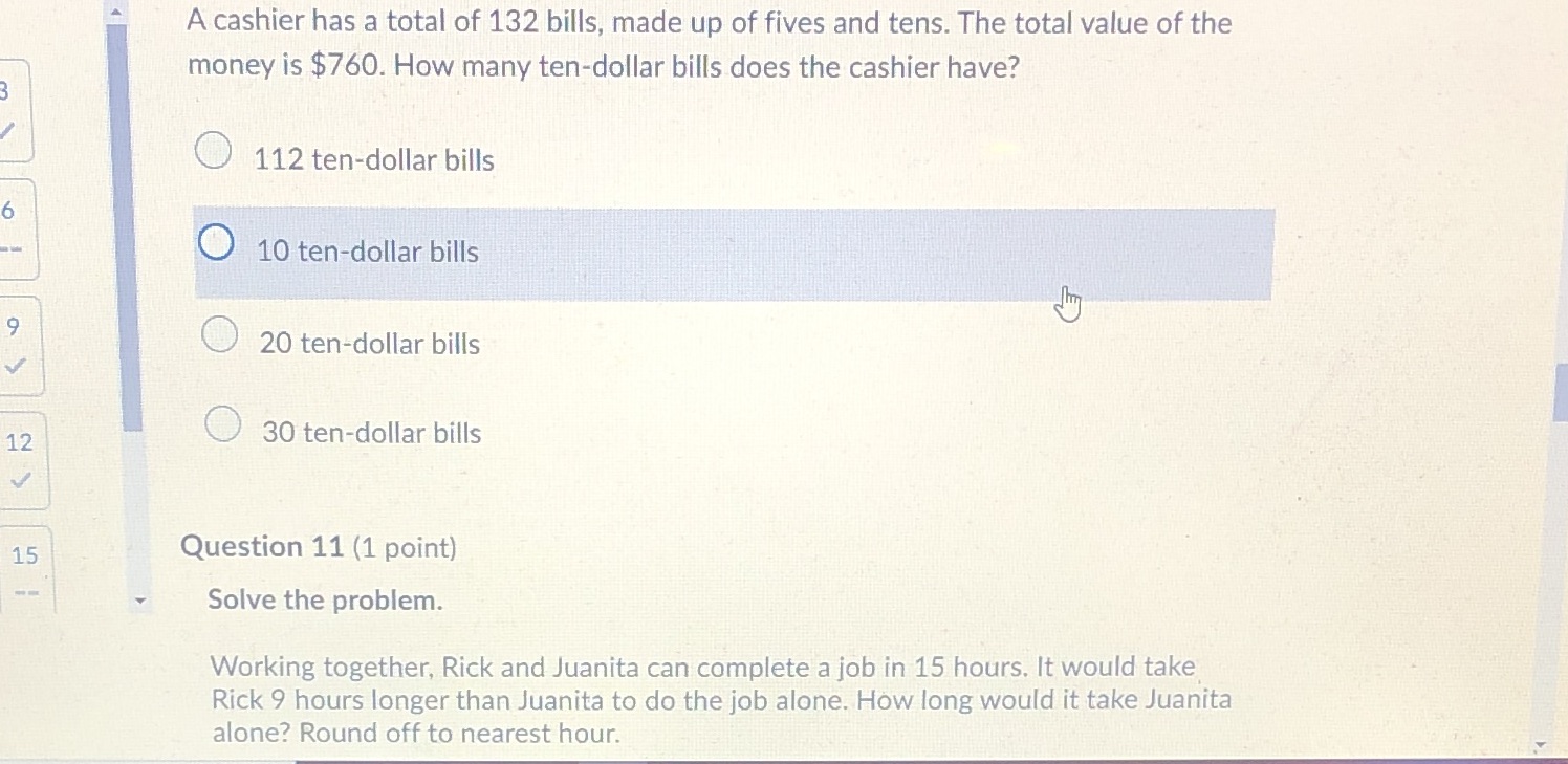 Going to need help with question 10 and 11