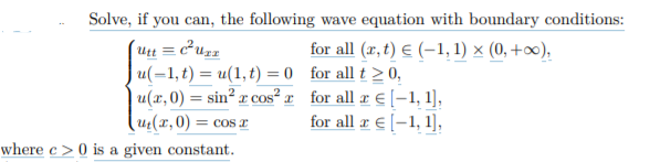 if boundary conditions are compatible (they are