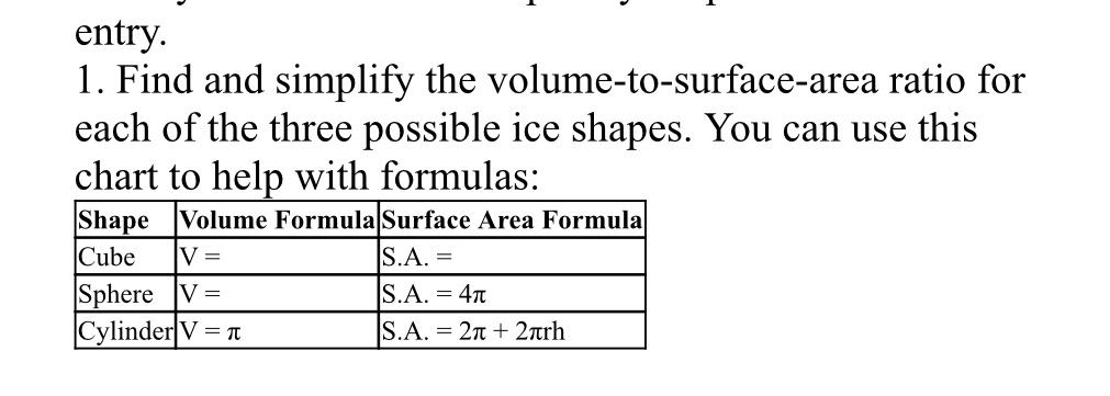 entry. 1. Find and simplify the