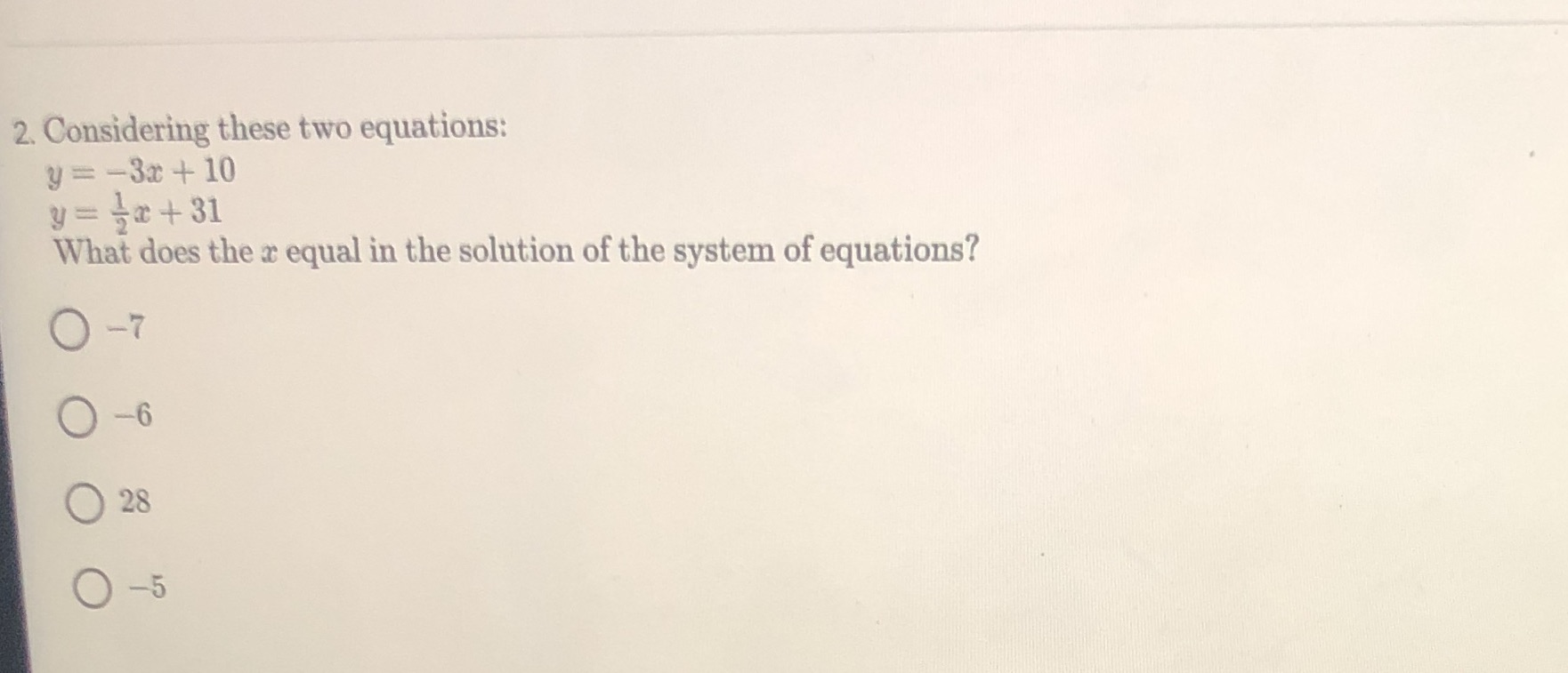 System of equations and inequalities 2.