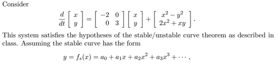 Consider & [:]-[83] [ ]+[2 This system satisfies