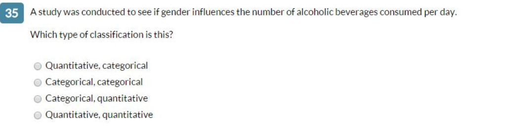 35 A study was conducted to see if gender