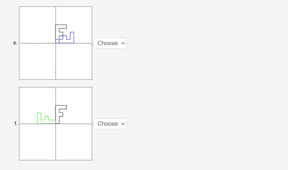 Match each of the following before-after pictures