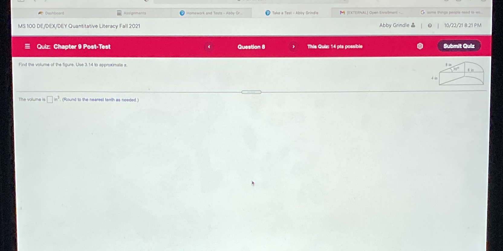 Dashboard Assignments Homework and Tests - Abby