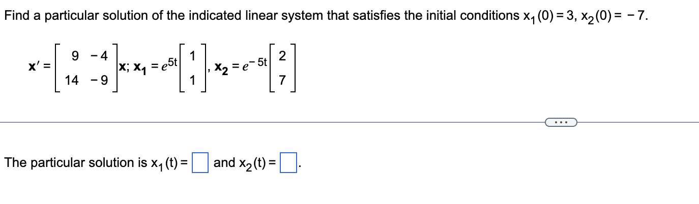 Transform the given differential equation or
