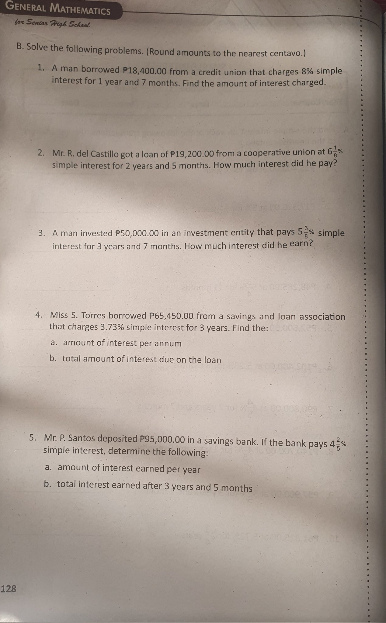 GENERAL MATHEMATICS for Senior High School