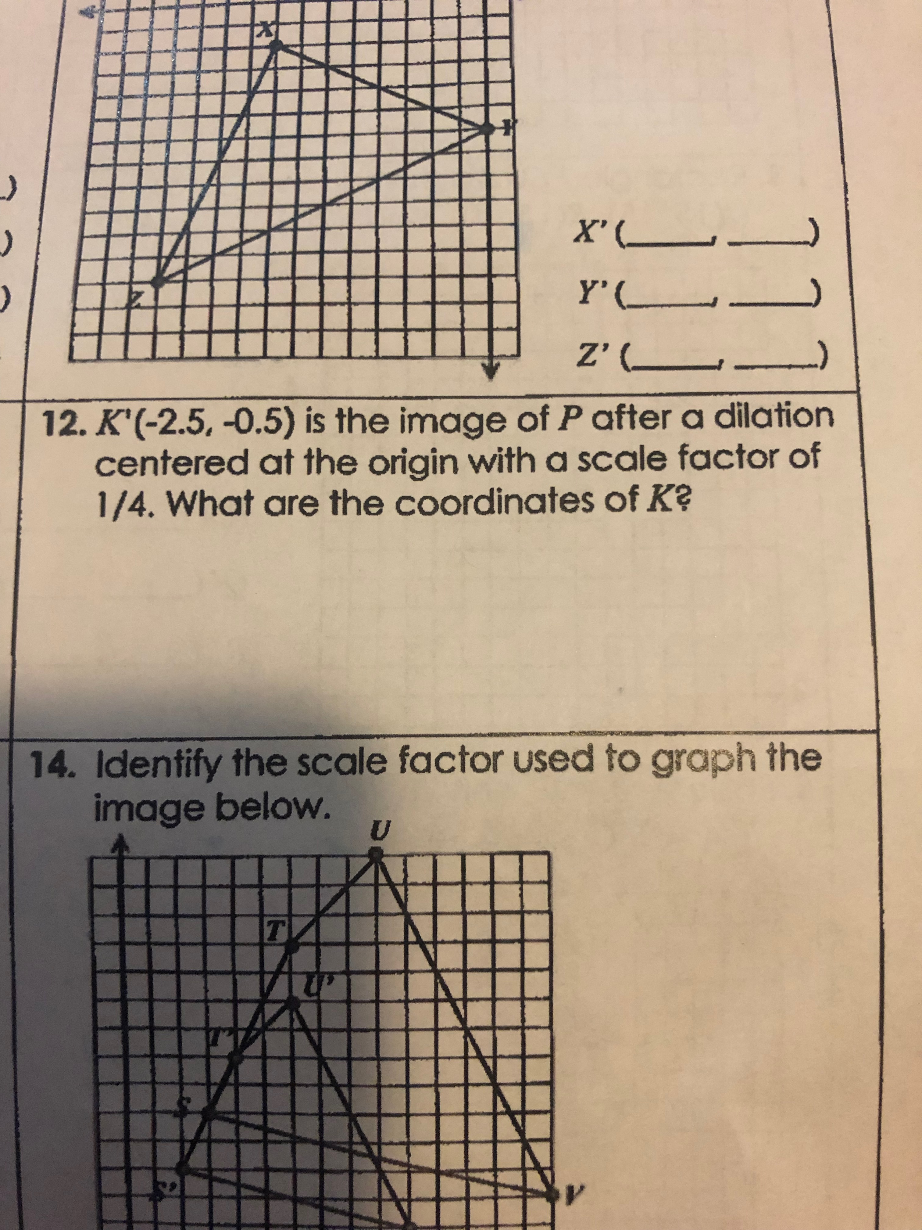 Please answer number 12 EX X' ( Y'