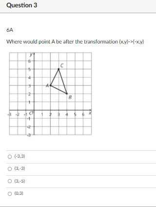 1.Match each coordinate rule to a description of