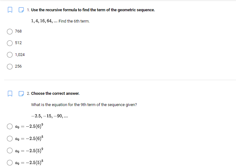 Subject : Algebra 1 Objective : Answer the given