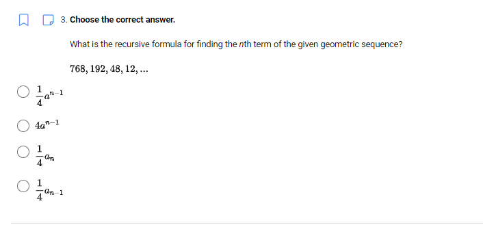 Subject : Algebra 1 Objective : Answer the given