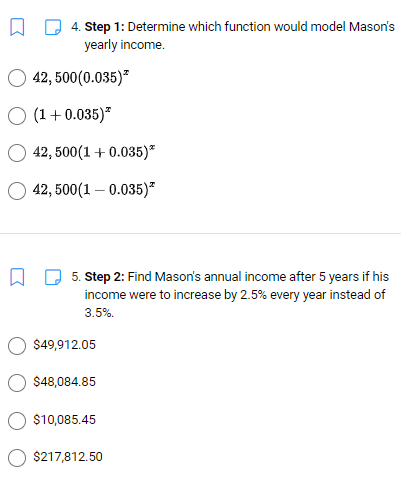 Subject : Algebra 1 Objective : Answer the given