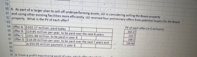 2. Based on your calculations in Tab 2, Question