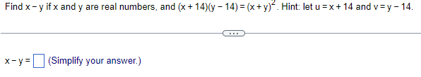 \fFindx 3r if}: and yr are real numbers. and (x