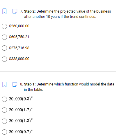 Subject : Algebra 1 Objective : Answer the given