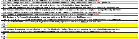 3.13 Do Not Change Ticket Prices . Pick and Enter