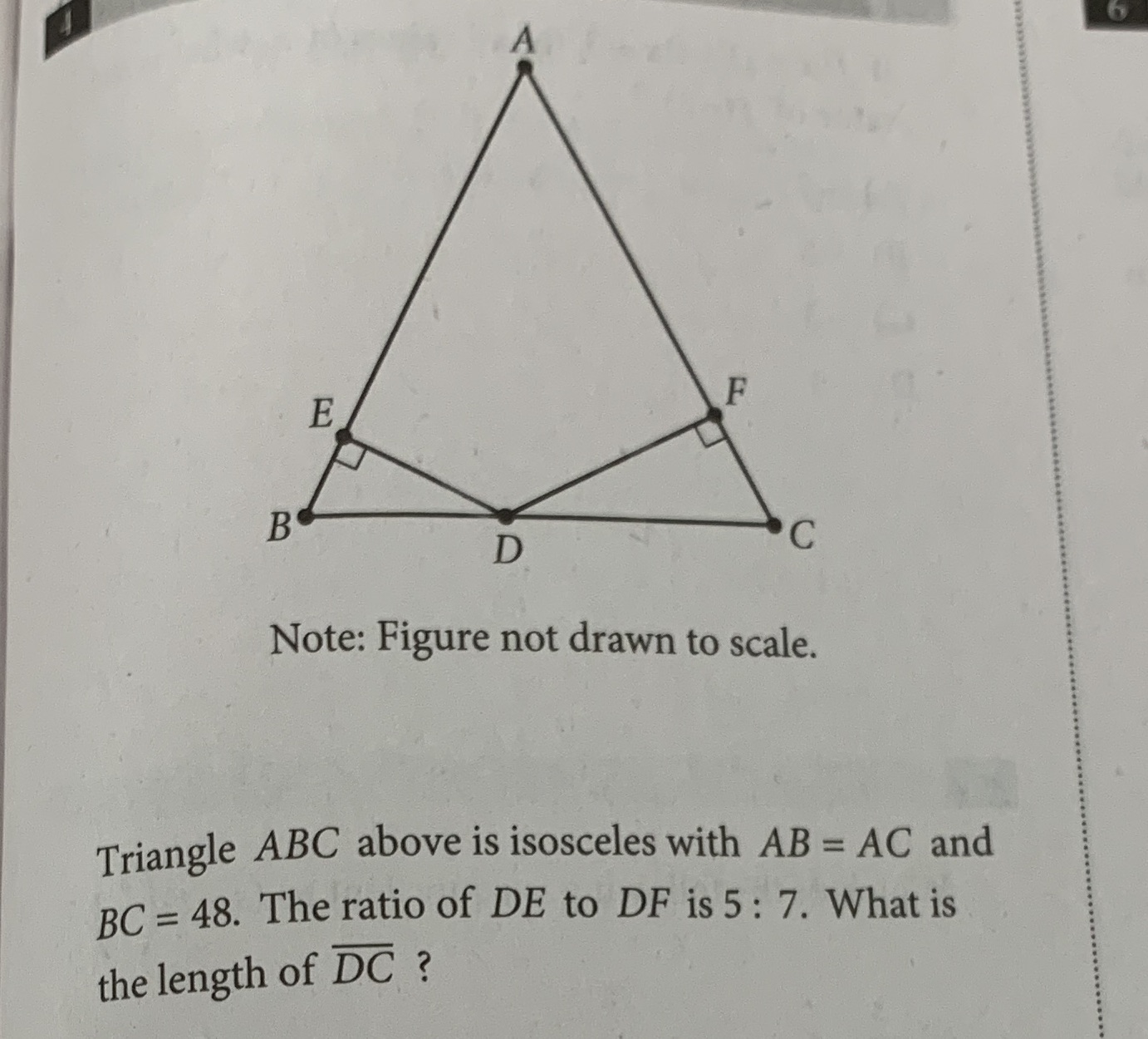 Ty E B D Note: Figure not drawn to scale.