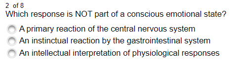 1 of 8 Which of the following is an advantage of