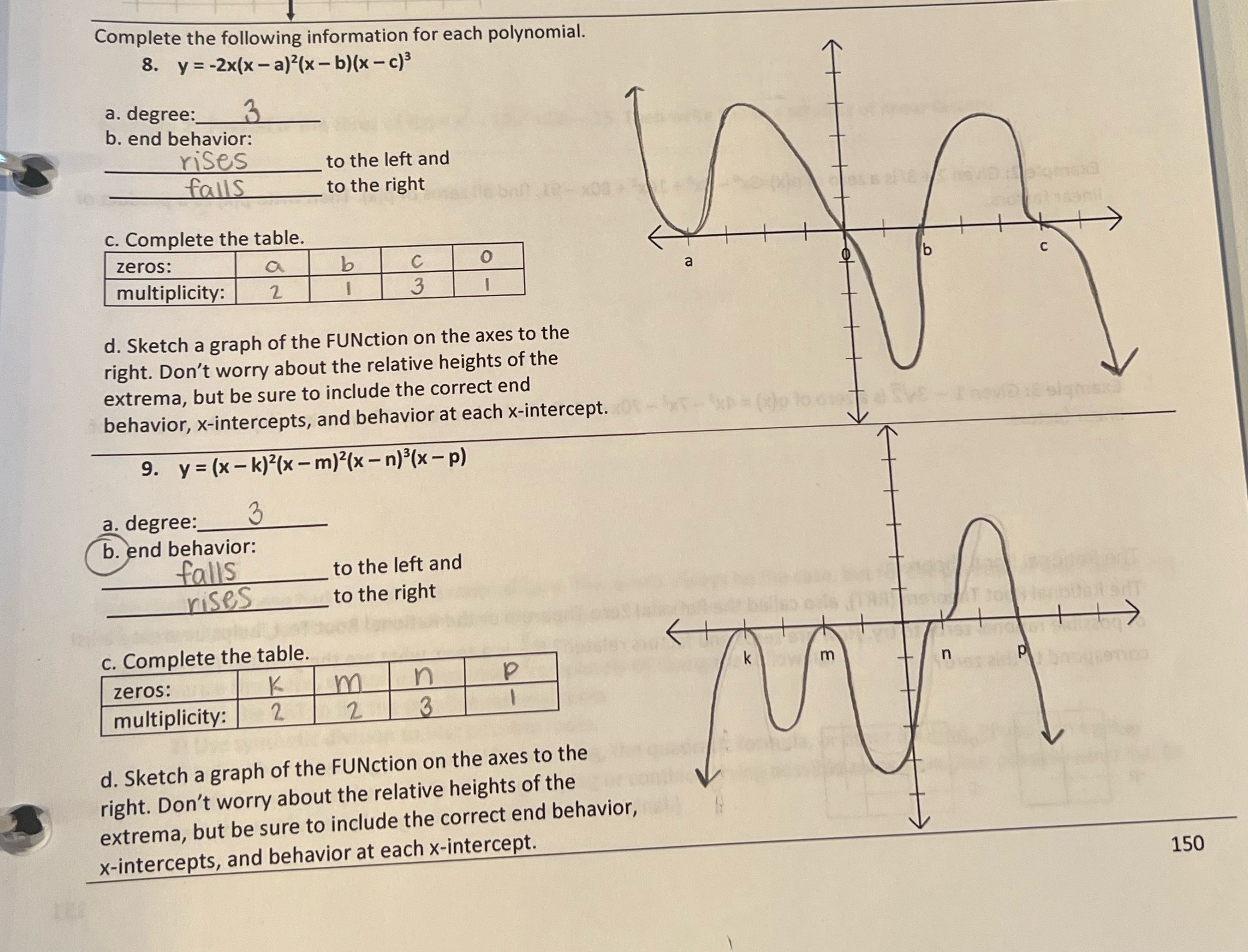 Please help me with numbers 8 & 9. Please verify