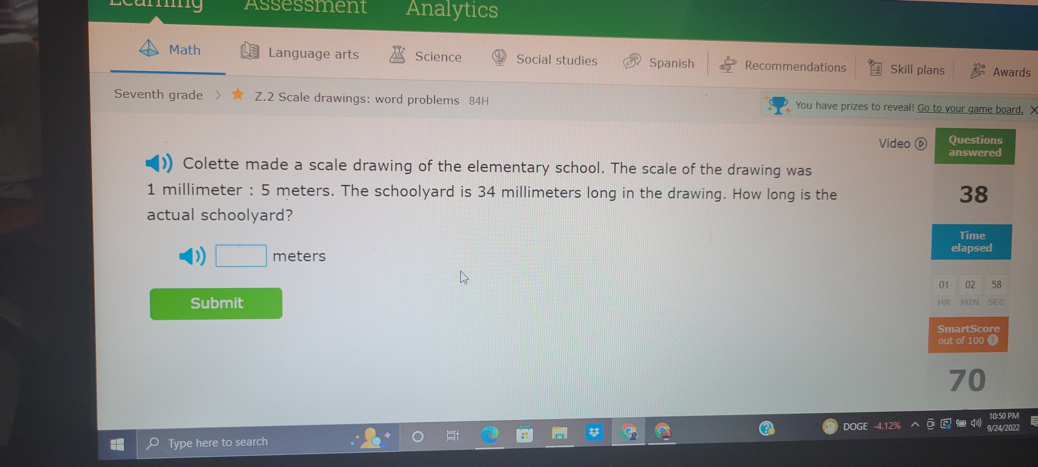 Assessment Analytics Math L Language arts Science