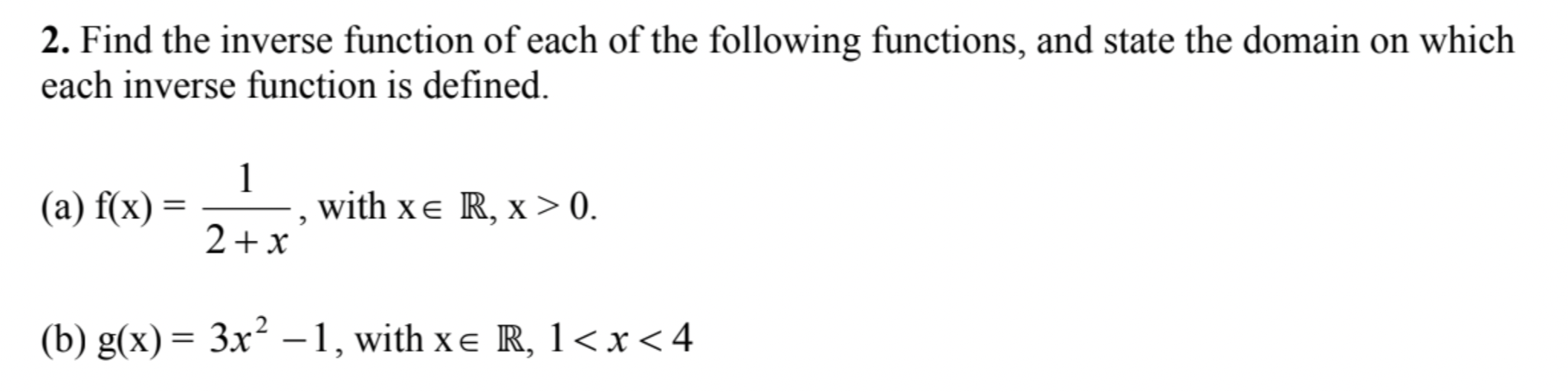 21) 9 1+ ) = 3x - 1, XER, 14 x 64. now 4 = 3x - 1