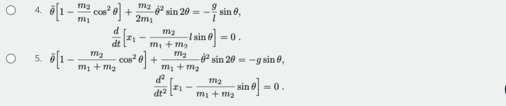 \fThe system in the diagram below consists of a