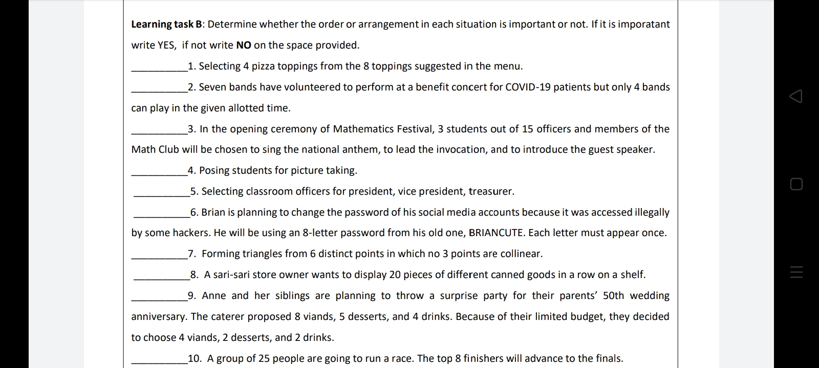 Please give the answer, answer only. Learning