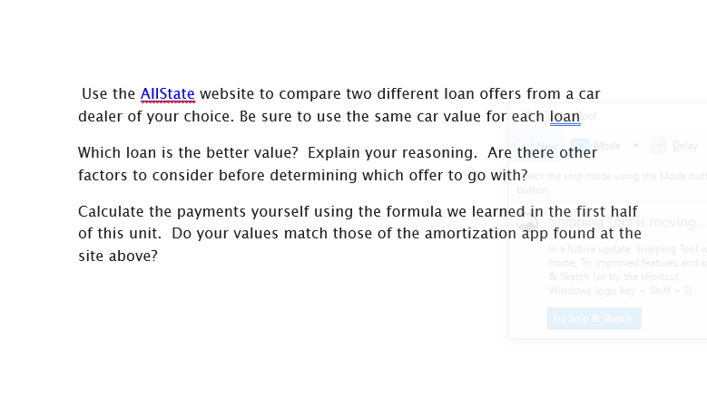 Use the AllState website to compare two different