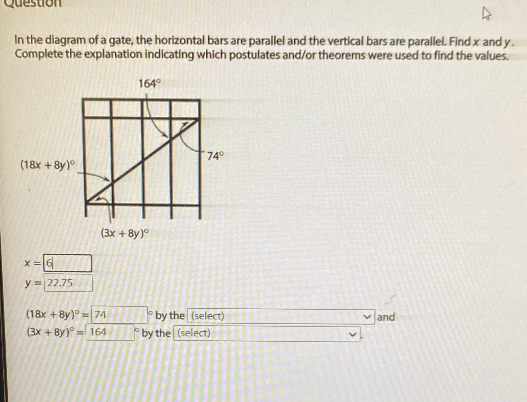 Answer the following question Question In the