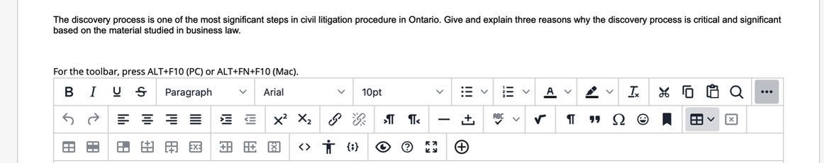 The discovery process is one of the most