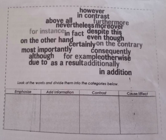 - - - however in contrast above all furthermore