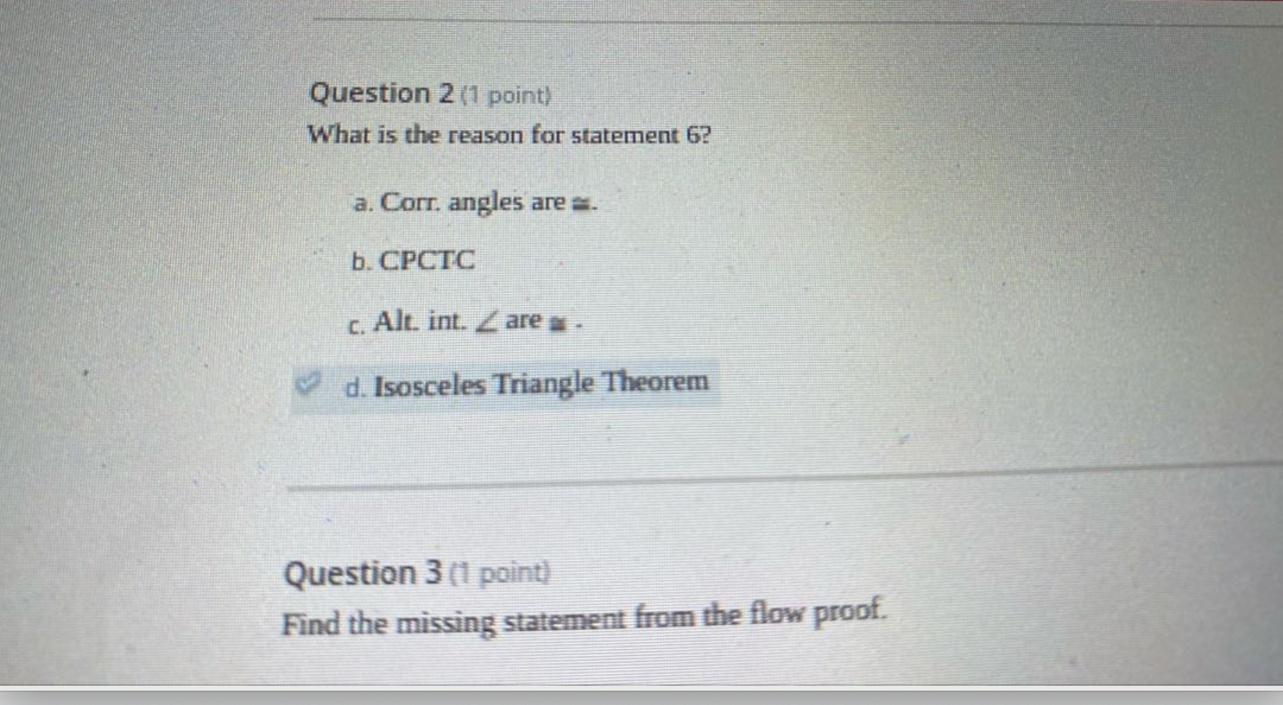 I need 1-3. please help. Question 1 (1 point) Use