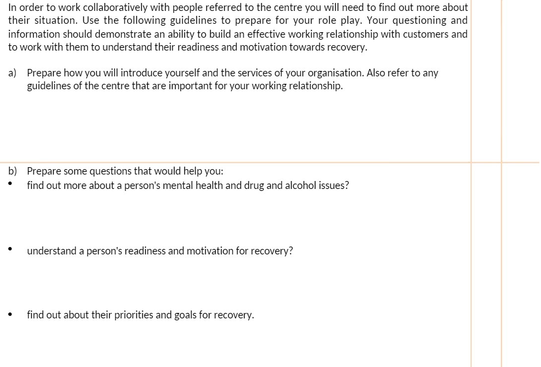 In order to work collaboratively with people