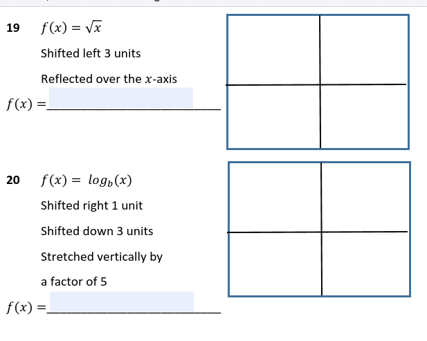 For each function f(x}, use a graphing calculator