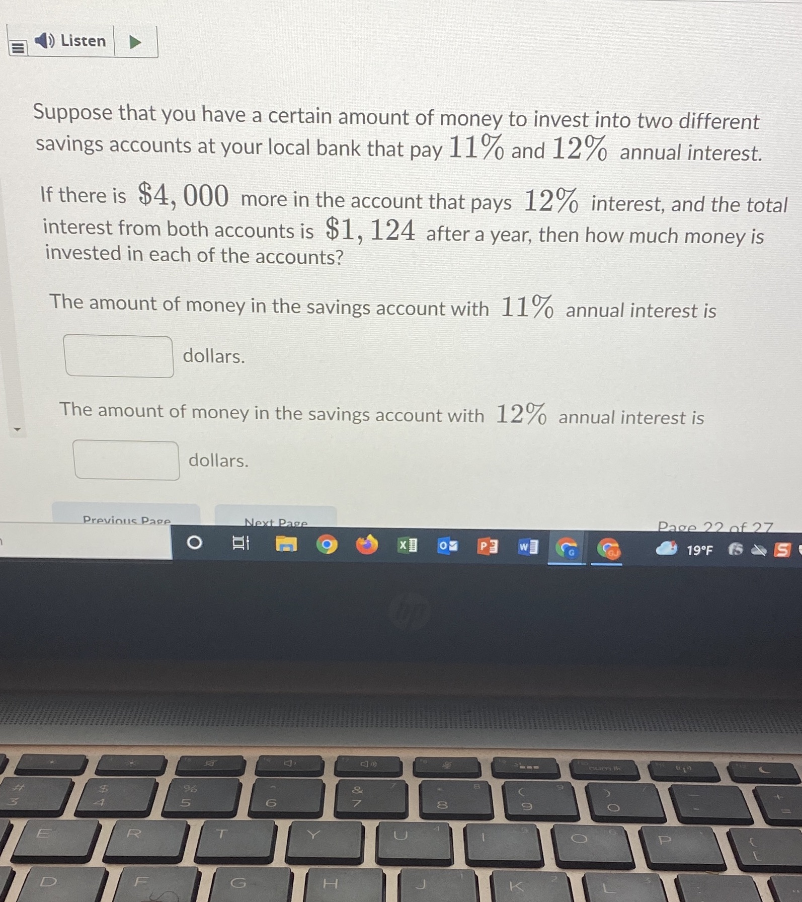 E 0) Listen l b Suppose that you have a certain