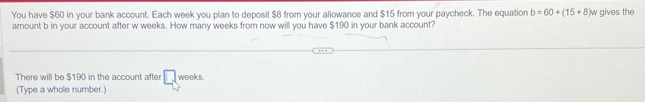 Please answer ASAP You have $60 in your bank