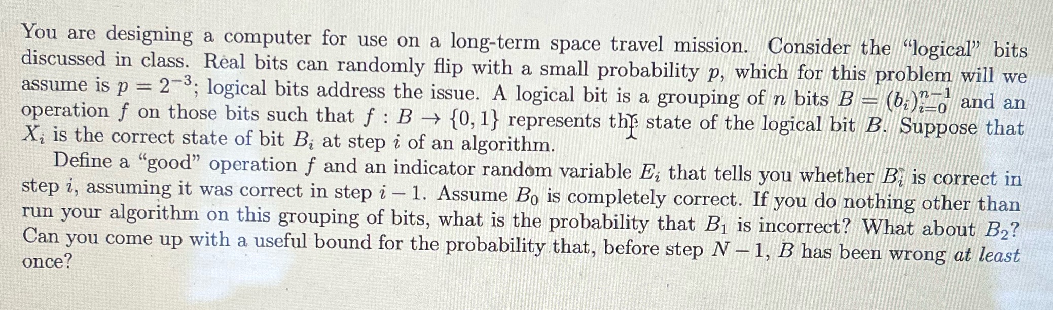 By using recurrence You are designing a computer