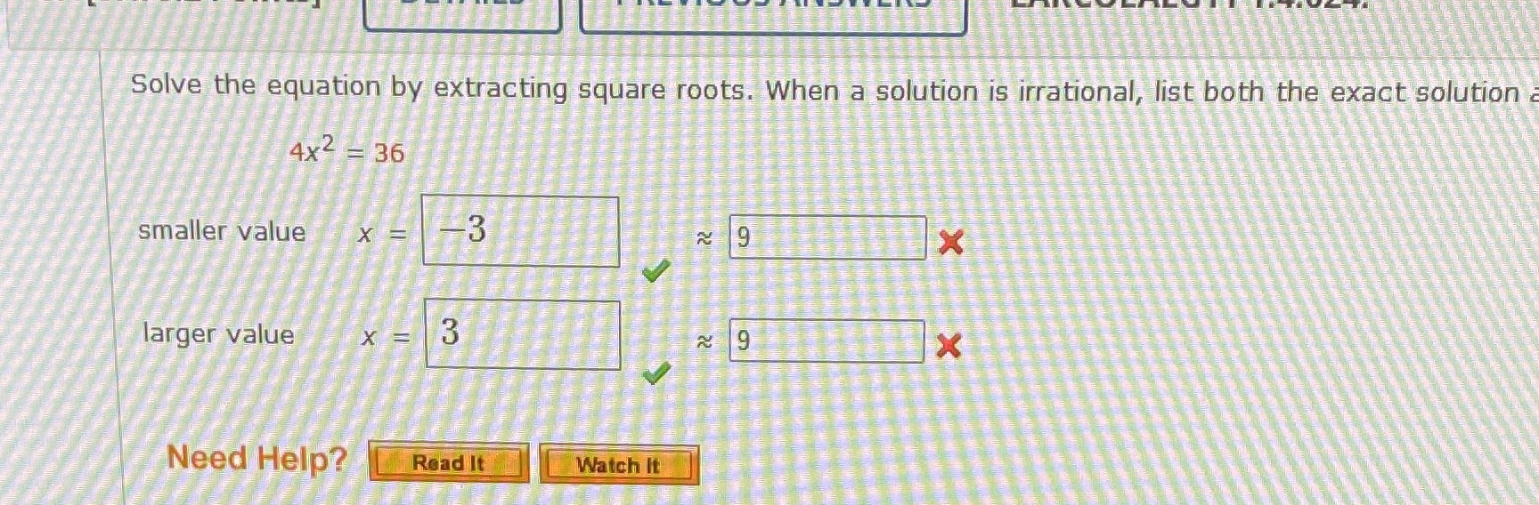 The rest of the sentence says - list both the