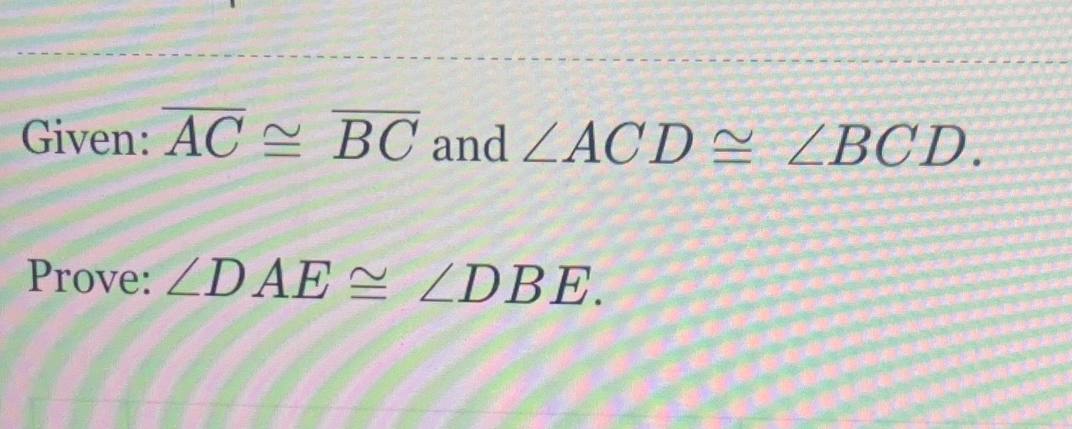Triangle proofs reasons only in order please