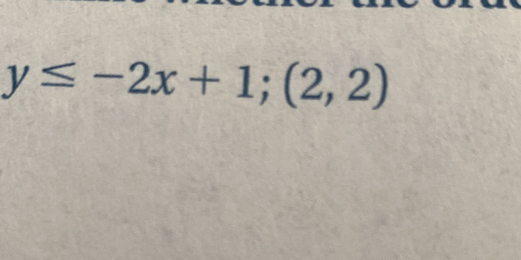 Determine whether the ordered pair is a solution