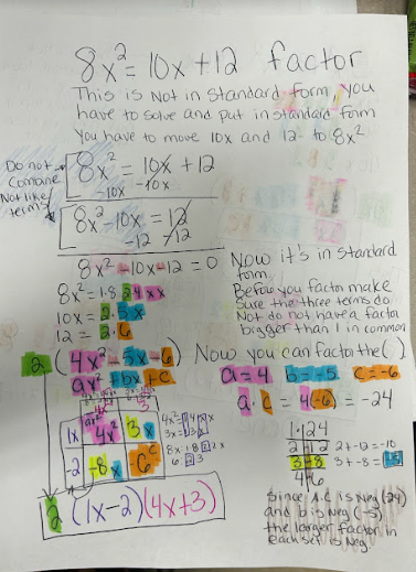 Should solve the work like this 4 x 3 - 9 x = - 5