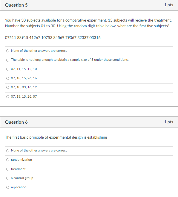 Question 1 1 pts When evaluating a study