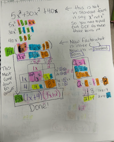 Should solve the work like this 4 x 3 - 9 x = - 5