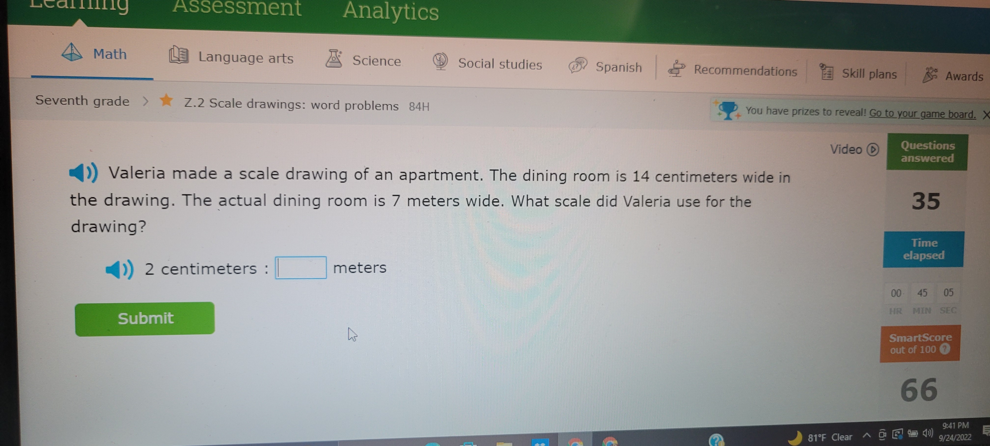 Assessment Analytics Math L Language arts Science