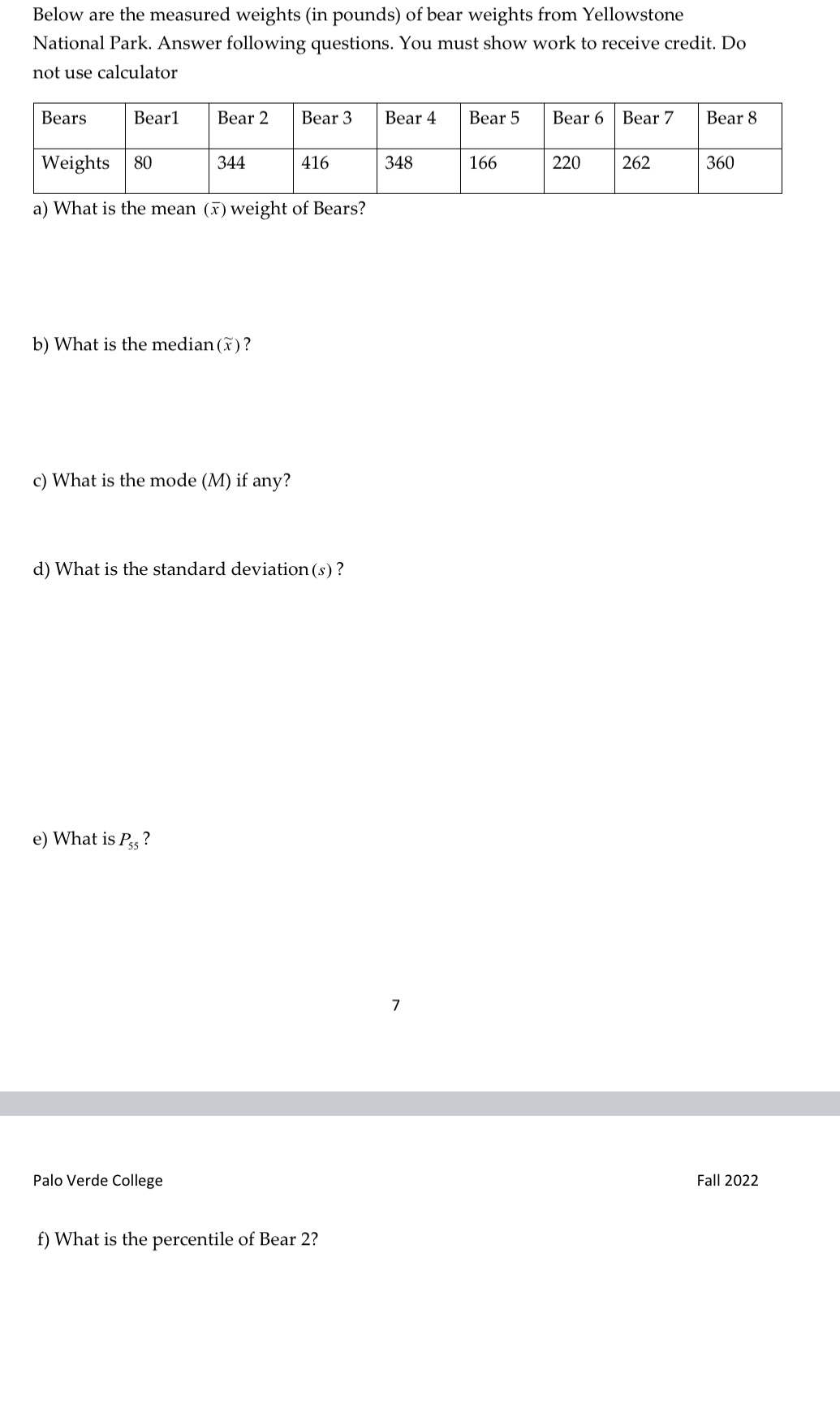Construct boxplot including IQR. Below are the
