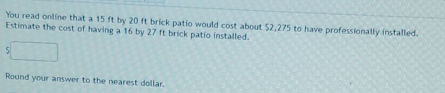 the cost of having a brick patio installed You