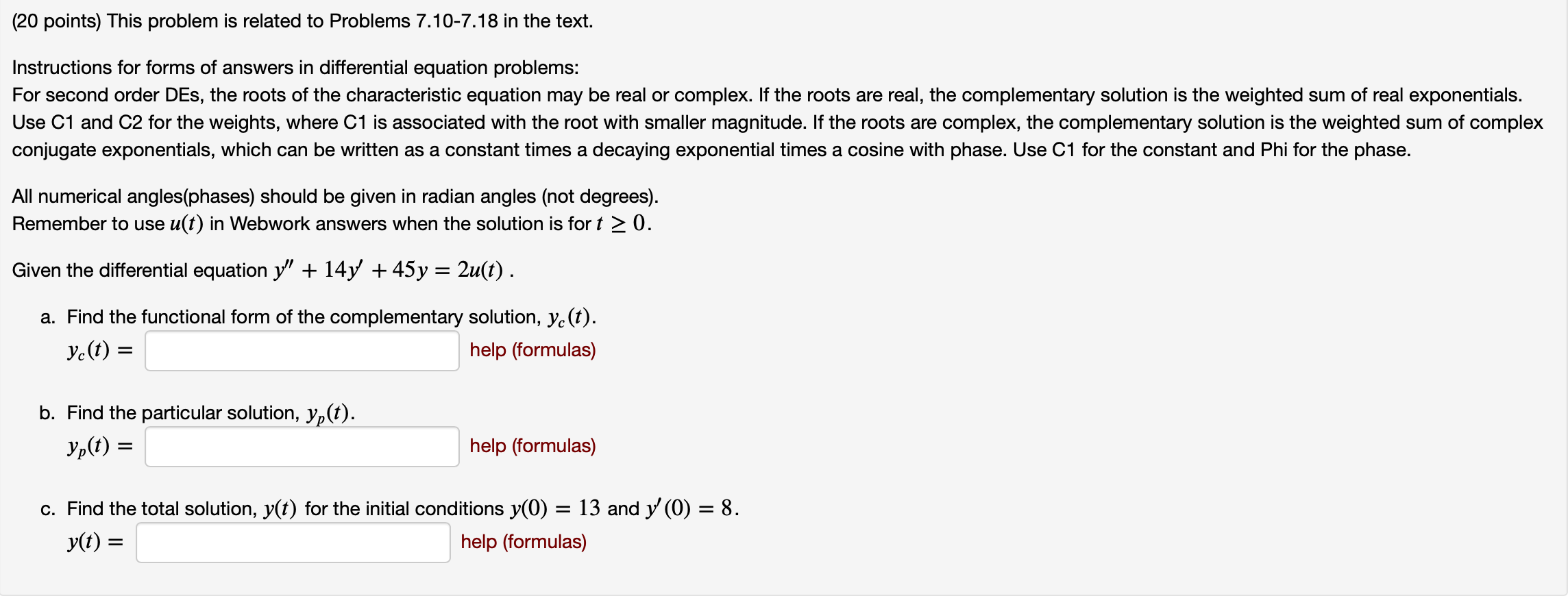 Please answer questions clearly (20 points) This